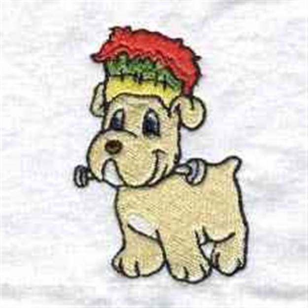 Picture of Frankenstein Dog Machine Embroidery Design