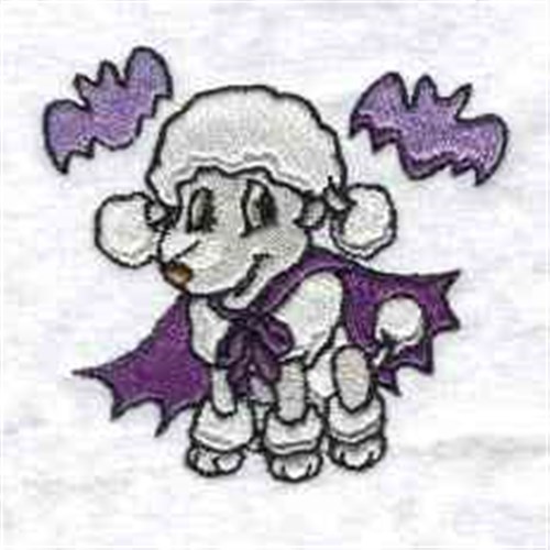 Halloween Poodle Machine Embroidery Design
