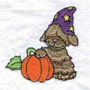 Picture of Halloween Puppy Machine Embroidery Design