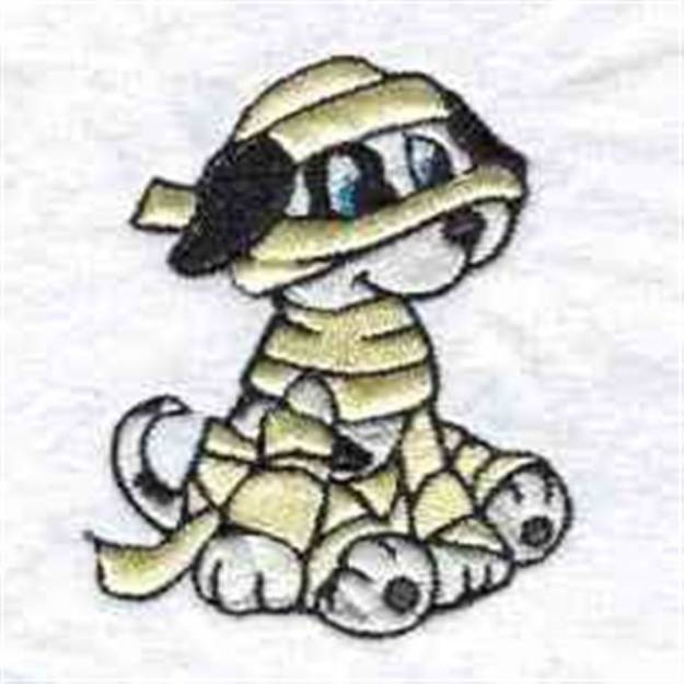 Picture of Puppy Mummy Machine Embroidery Design