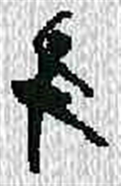 Picture of Ballet Silhouette Machine Embroidery Design