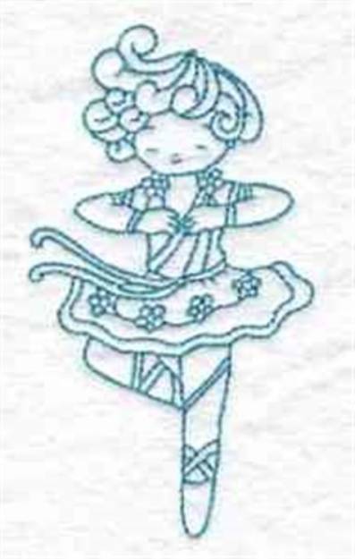 Picture of Bluework Twirl Machine Embroidery Design