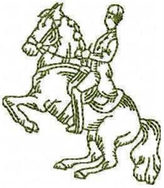 Picture of Equestrian Dressage Machine Embroidery Design
