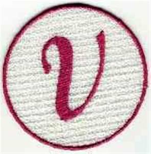 Picture of FSL Monogram Letter V Machine Embroidery Design