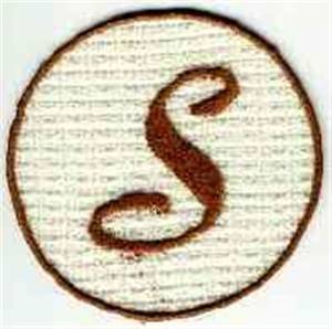Picture of FSL Monogram Letter S Machine Embroidery Design