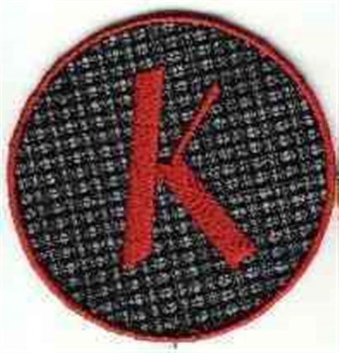 FSL Monogram Letter K Machine Embroidery Design