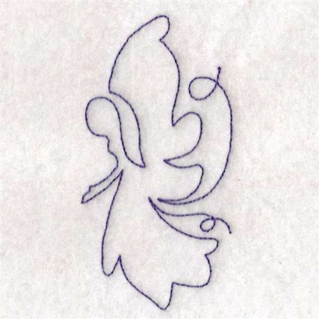 Picture of Free Motion Fairy Outline Machine Embroidery Design