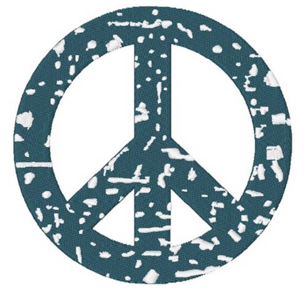 Picture of Distressed Peace Sign