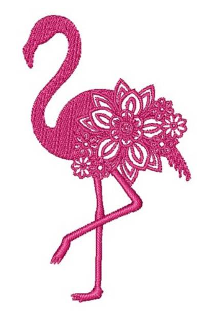Picture of Floral Flamingo