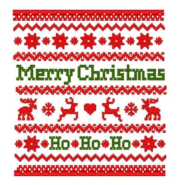 Picture of Merry Christmas Sweater Pattern
