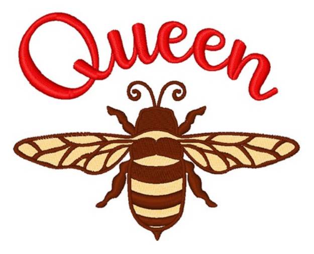 Picture of Queen Bee Machine Embroidery Design