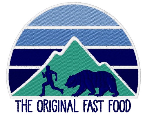 The Original Fast Food Machine Embroidery Design