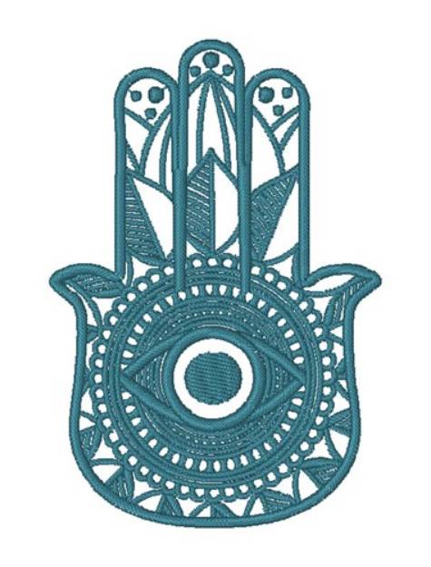 Picture of Hamsa Eye Outline