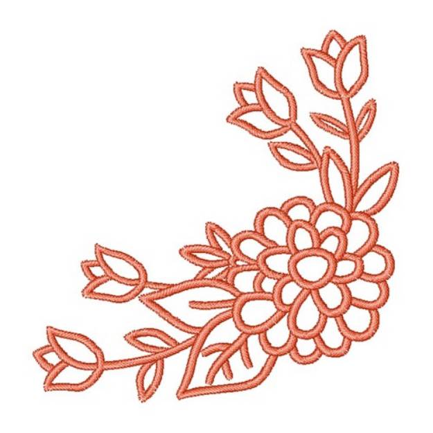 Picture of Flower6 Machine Embroidery Design