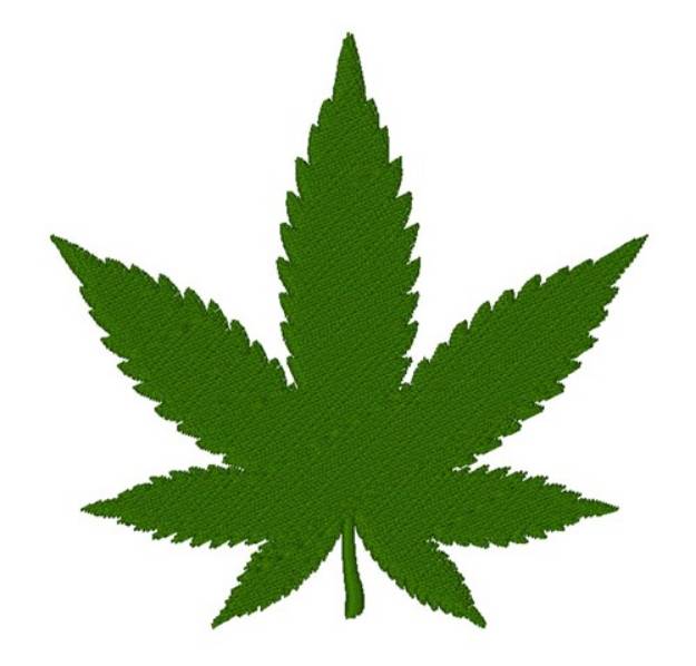 Picture of Marijuana Machine Embroidery Design