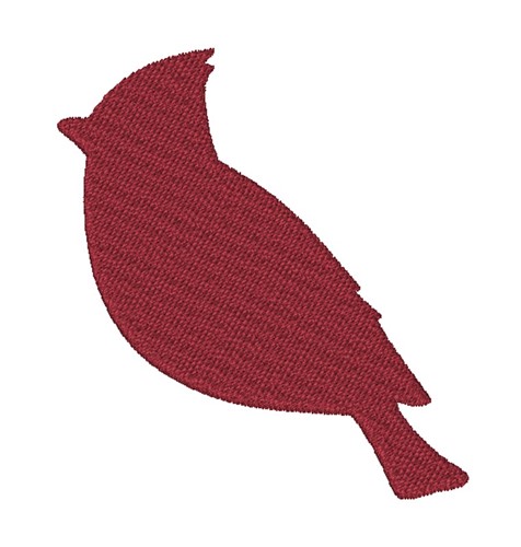 Cardinal Silhouette Machine Embroidery Design