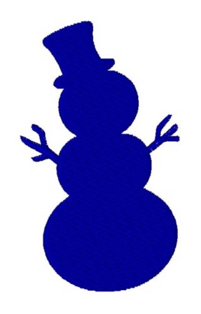 Picture of Snowman Silhouette