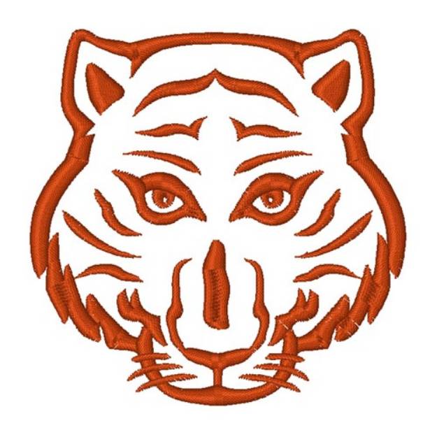 Picture of Tiger Head Outline