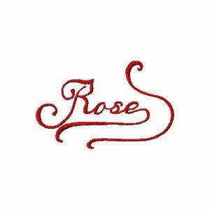 Picture of Rose Machine Embroidery Design