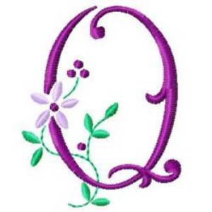 Picture of Floral ABC Machine Embroidery Design
