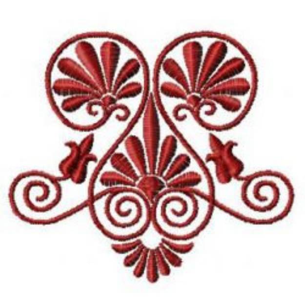 Picture of Triple Swirl Machine Embroidery Design