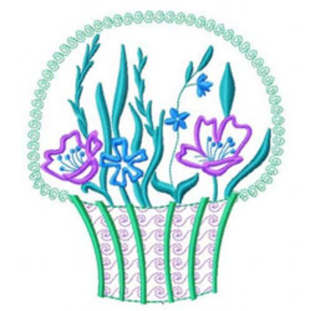 Picture of Bouquet Machine Embroidery Design