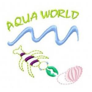 Picture of Aqua World Machine Embroidery Design
