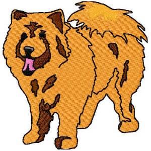 Picture of Chow Chow Machine Embroidery Design