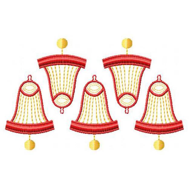 Picture of Christmas Bell Pattern Machine Embroidery Design