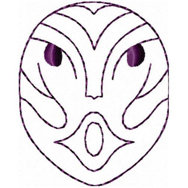 Picture of Etno Mask 2 Machine Embroidery Design