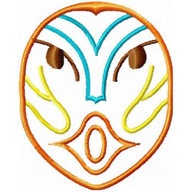 Picture of Etno Mask 2 Machine Embroidery Design