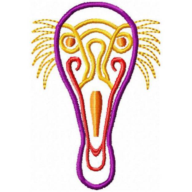 Picture of Etno Mask 3 Machine Embroidery Design