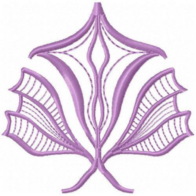 Picture of Art Nouveau Flower Machine Embroidery Design