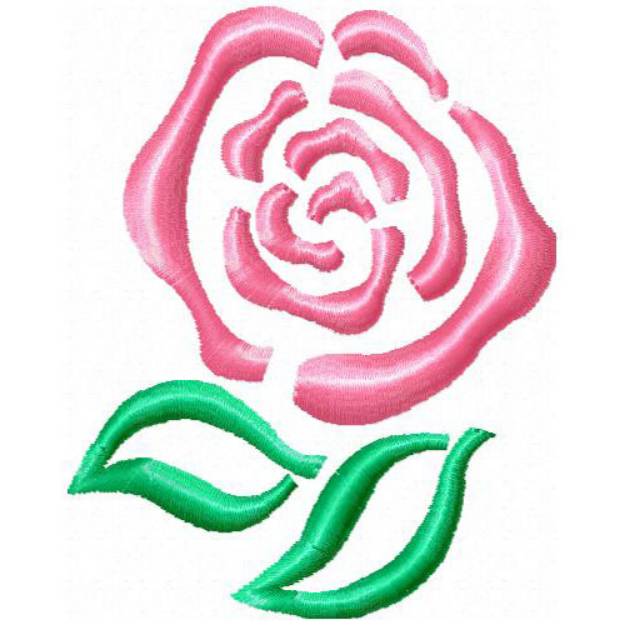 Picture of Rose 4 Machine Embroidery Design