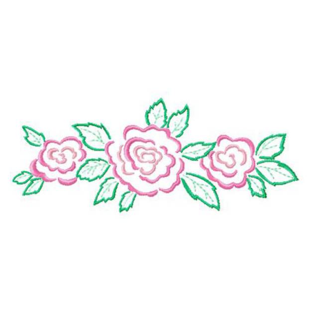 Picture of Rose 7 Machine Embroidery Design