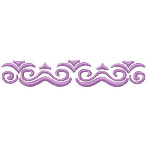 Picture of Scrollwork Border Machine Embroidery Design