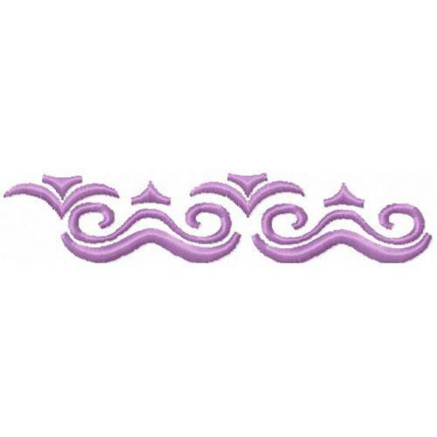 Picture of Scrollwork Border 2 Machine Embroidery Design