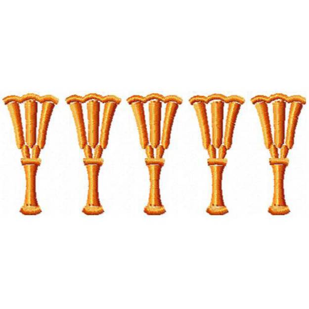 Picture of Goblet Row Machine Embroidery Design