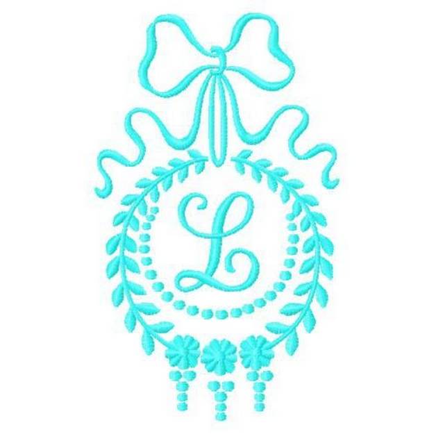 Picture of Monogram L Machine Embroidery Design
