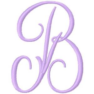 Picture of Monogram B Machine Embroidery Design