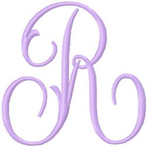Picture of Monogram R Machine Embroidery Design