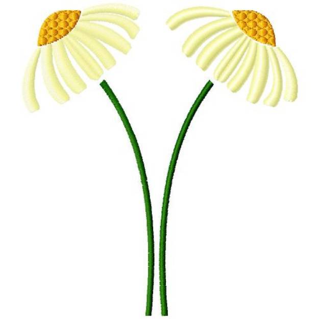 Picture of Camomile Flowers Machine Embroidery Design