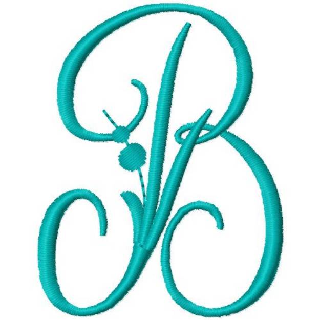 Picture of Monogram B Machine Embroidery Design