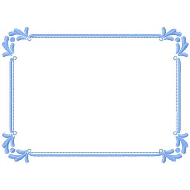 Picture of Decorative Corners Frame Machine Embroidery Design