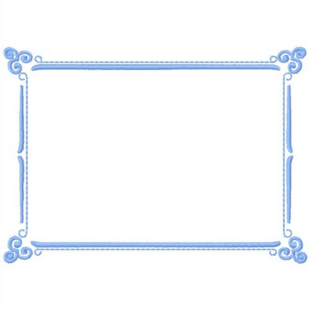 Picture of Elegant Frame Machine Embroidery Design
