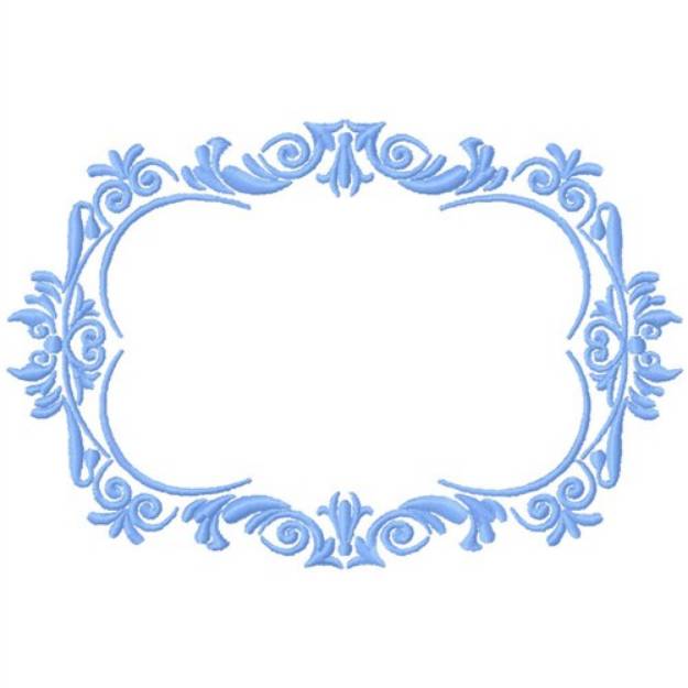Picture of Fancy Frame Machine Embroidery Design