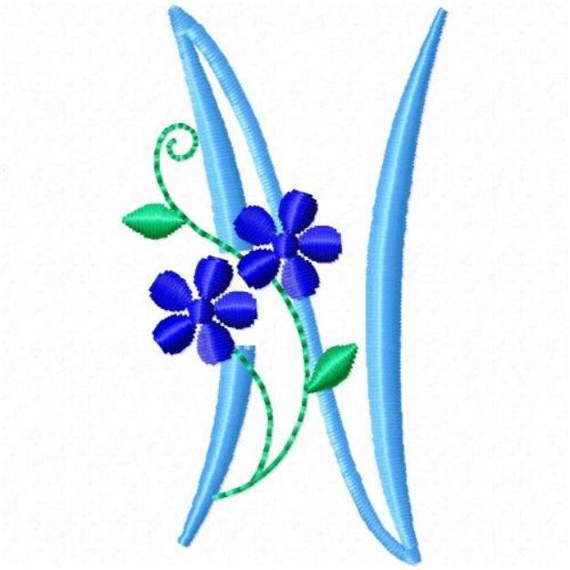 Picture of Monogram Blossom N Machine Embroidery Design