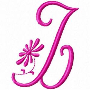 Picture of Monogram Pink Z Machine Embroidery Design