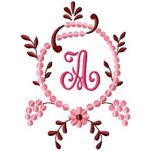 Picture of Fancy Monogram A Machine Embroidery Design