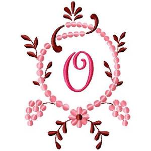 Picture of Fancy Monograms O Machine Embroidery Design